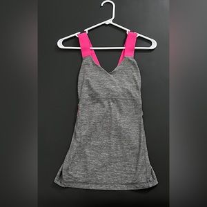 Lululemon Criss Cross Tank with built in bra